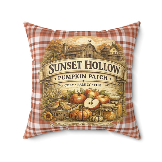 Old Soul Harvest™ Pumpkin Patch Throw Pillow - Throw Pillow from Old Soul Harvest Campfire Circle