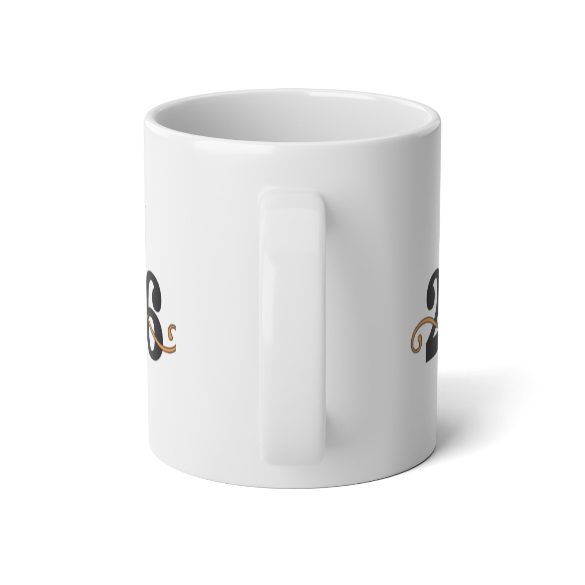 2026 Graduation Jumbo Mug – 20oz Ceramic Coffee Cup with Graduation Cap Design - Creations by Chris and Carlos