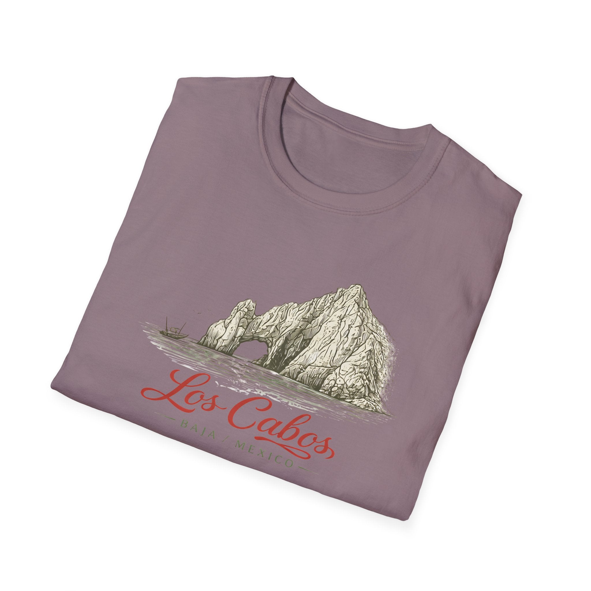 Los Cabos Mountain Illustration T‑Shirt — Retro Mexican Travel Tee - Creations by Chris and Carlos
