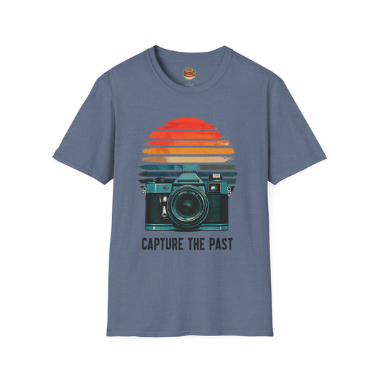 Capture The Past Camera T-Shirt — Vintage Retro Photography Tee - Creations by Chris and Carlos