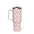 40oz Vacuum Tumbler - Pink Cowboy Boots Patterned Travel Mug