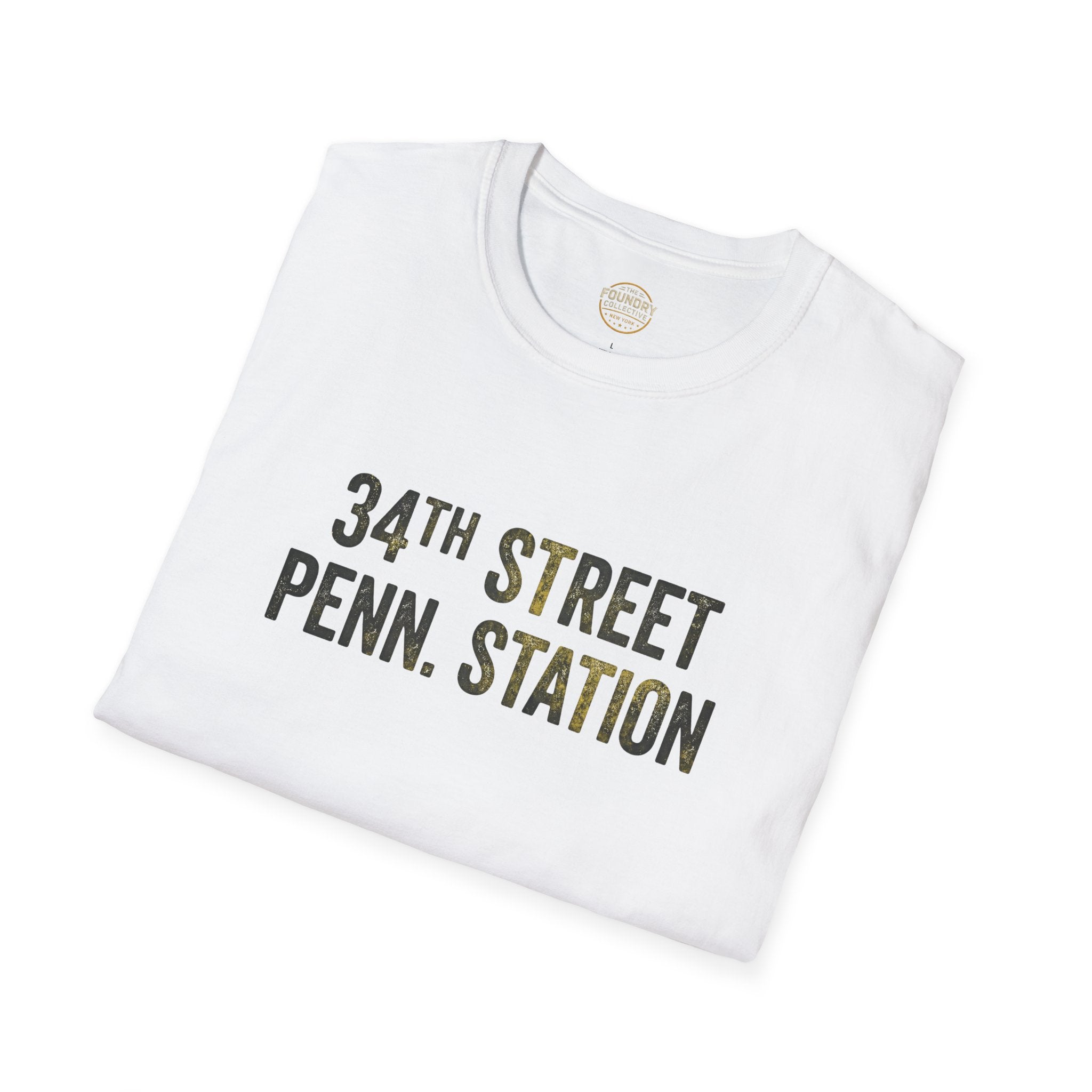 The Foundry Collective 34th Street Penn Station T-Shirt — Vintage Subway Sign Tee - Creations by Chris and Carlos