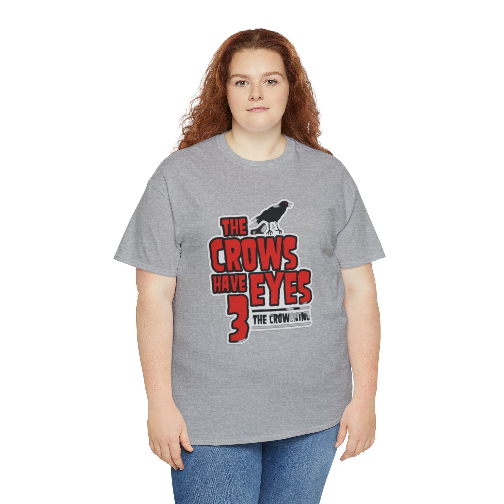 The Crows have eyes 3- Unisex Heavy Cotton T-Shirt - Creations by Chris and Carlos