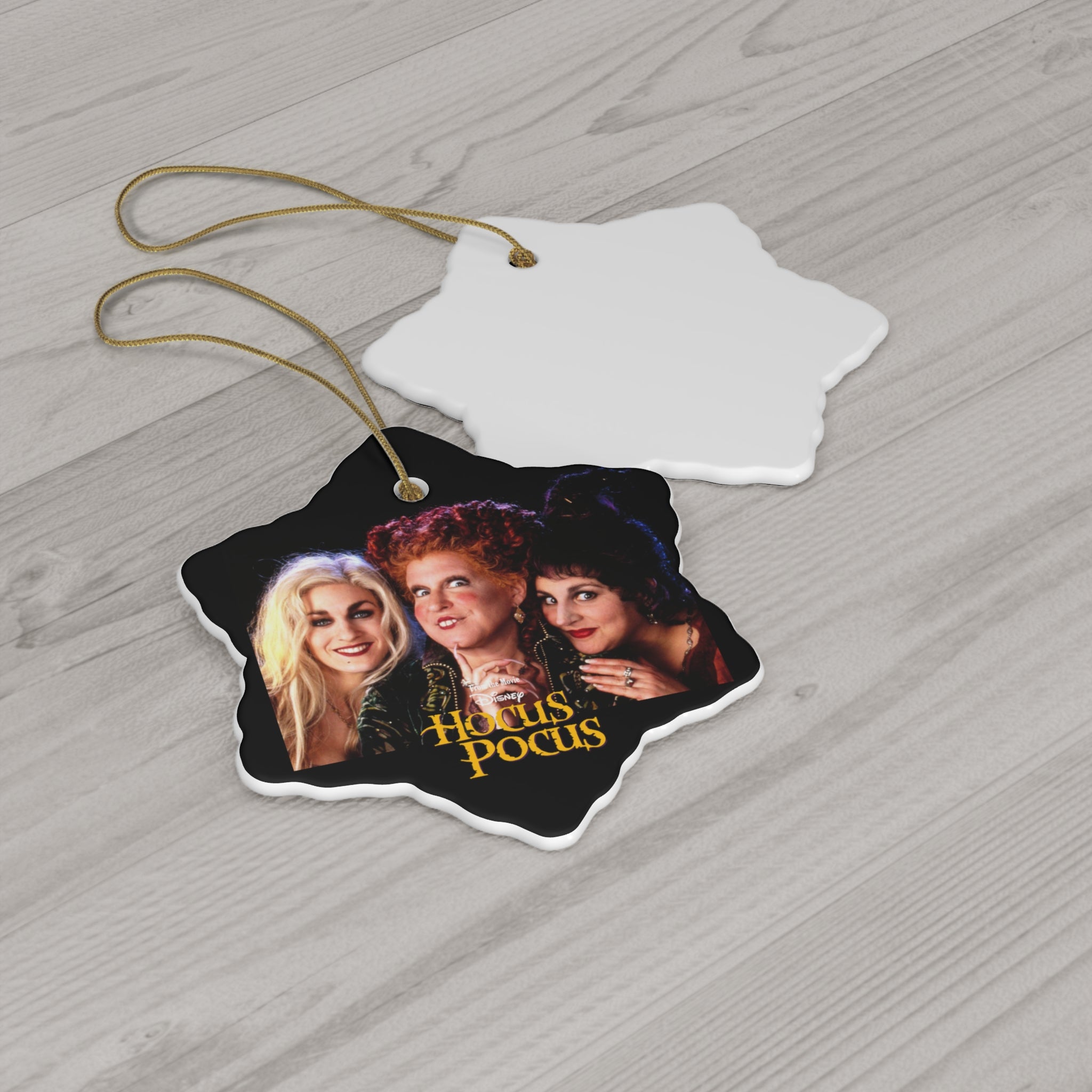 Hocus Pocus- Ceramic Ornament, 4 Shapes - Creations by Chris and Carlos