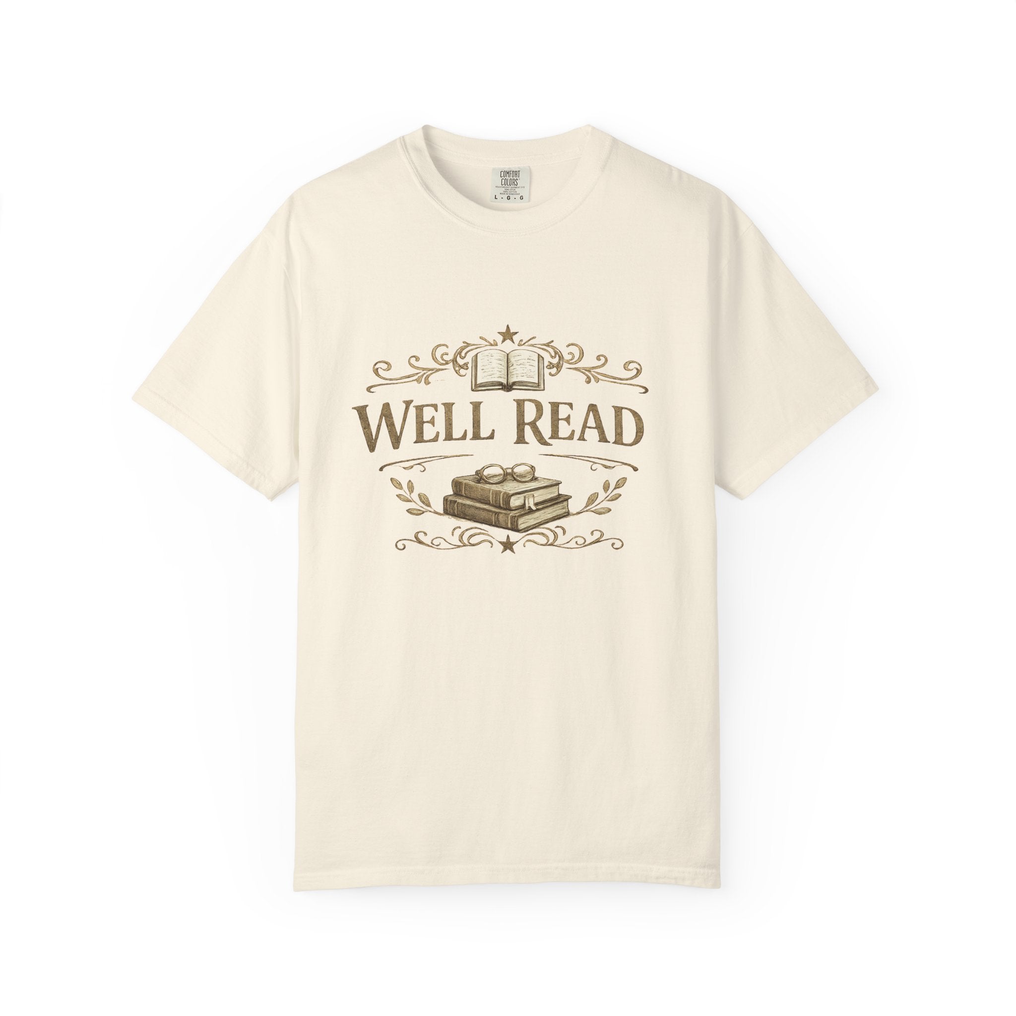 Well Read T-Shirt — Vintage Book Lover Tee - Creations by Chris and Carlos