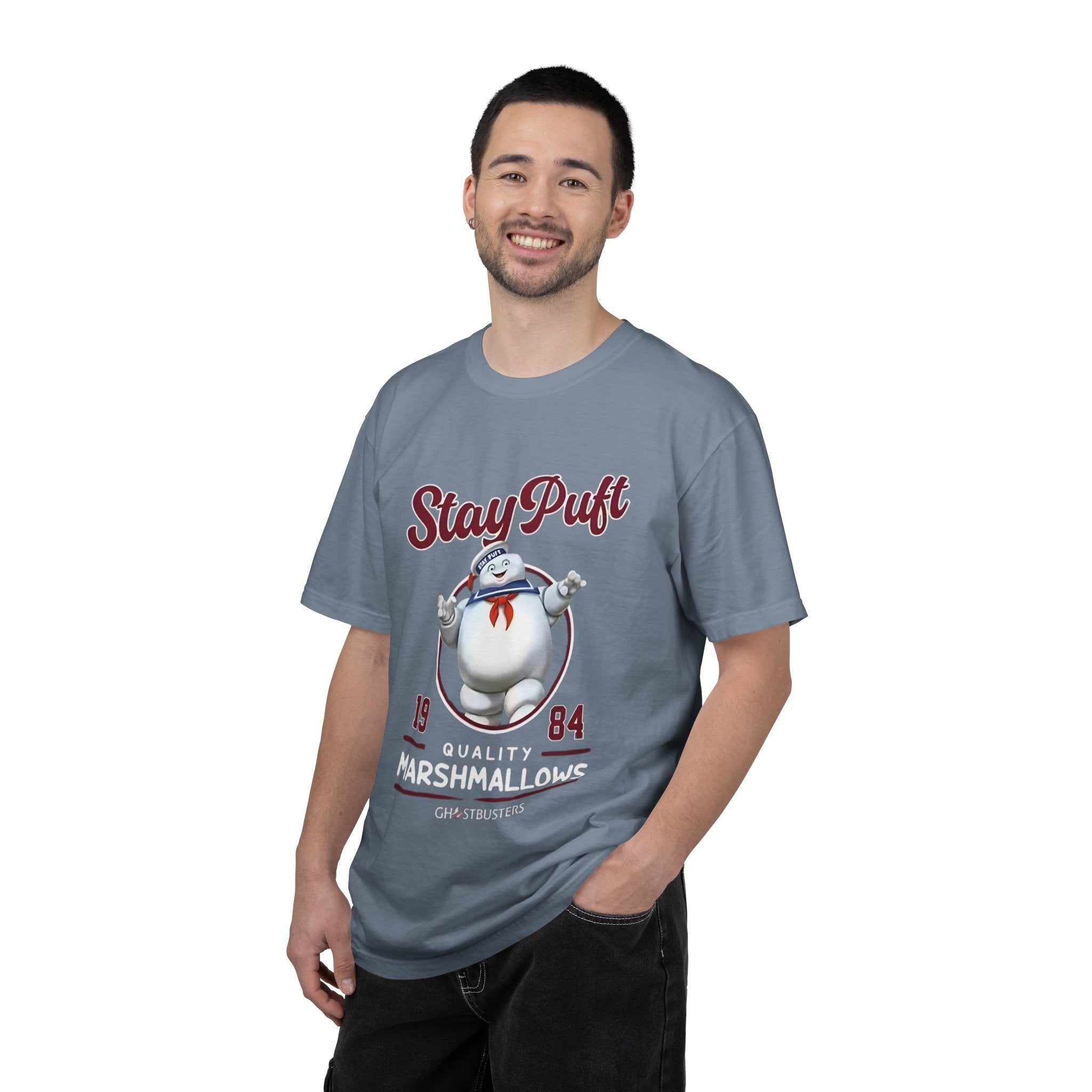 Stay Puft Marshmallows Vintage T-Shirt — Ghostbusters 1984 Retro Tee - Creations by Chris and Carlos