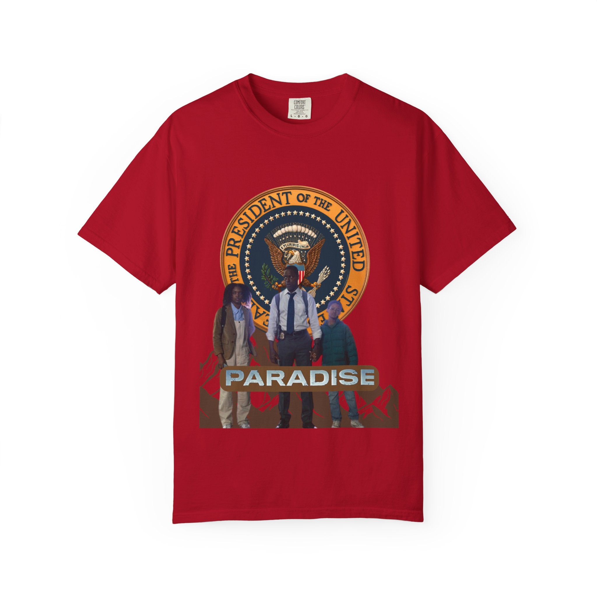 Paradise Presidential Seal Graphic T-Shirt - Creations by Chris and Carlos