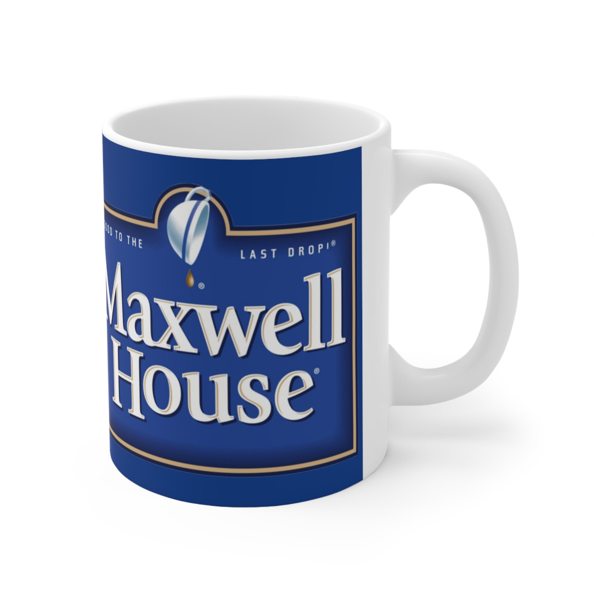Maxwell Coffee- White Ceramic Mug - Creations by Chris and Carlos