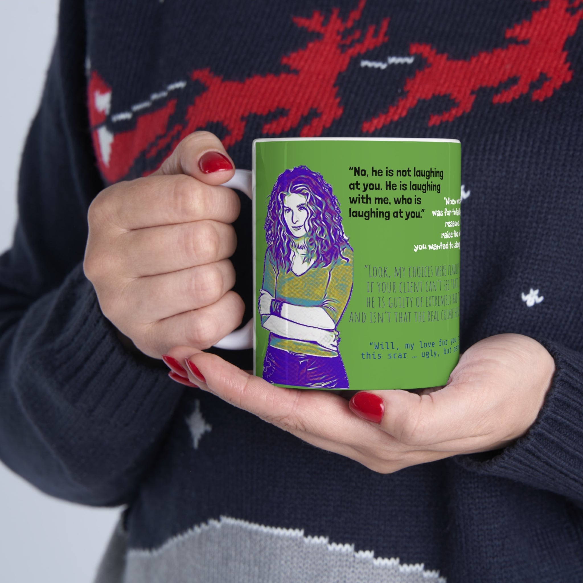 Will and Grace Grace Adler Quotes-  White Ceramic Mug - Creations by Chris and Carlos