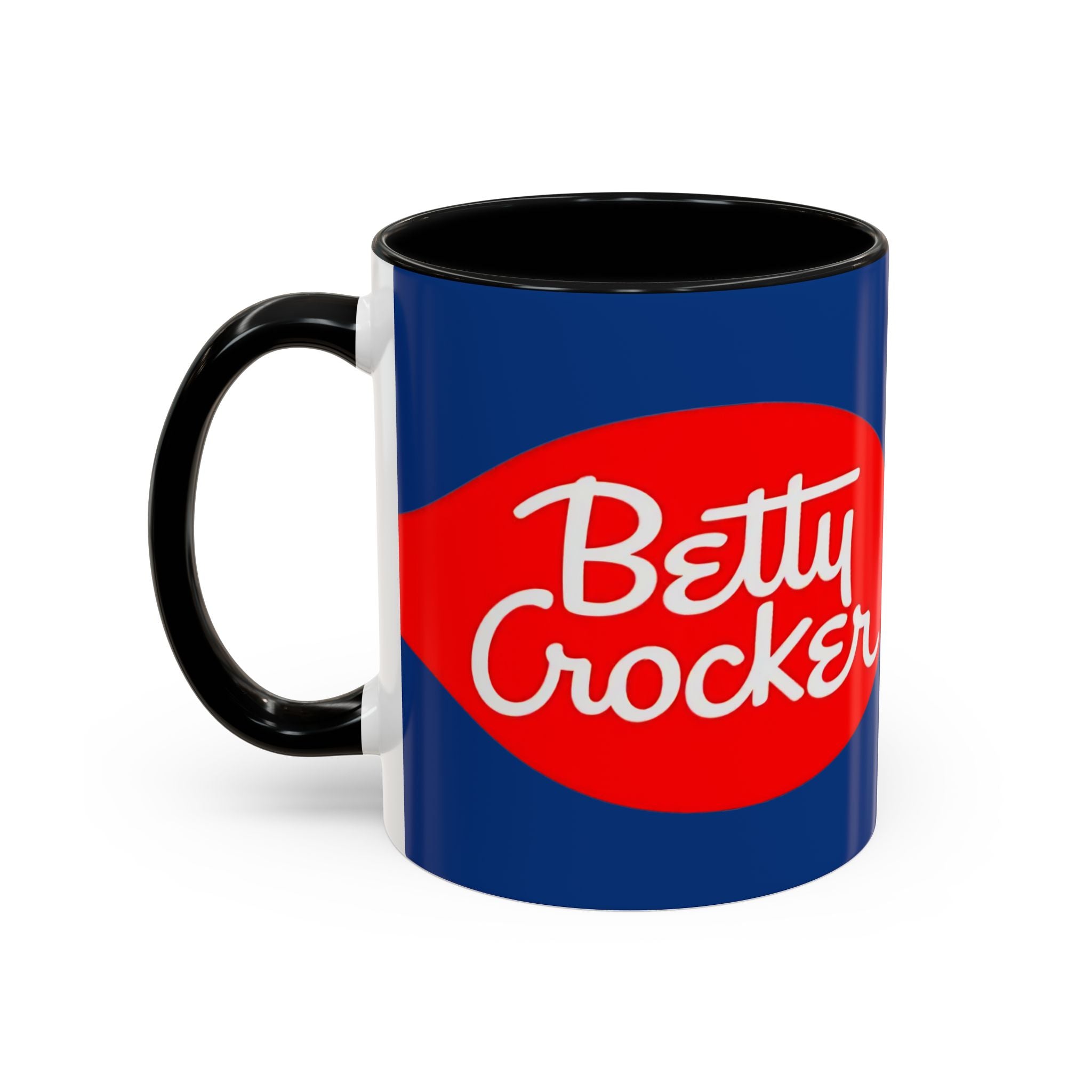 Betty Crocker Logo Accent Coffee Mug — Retro Baking Kitchen Gift (11/15oz) - Creations by Chris and Carlos