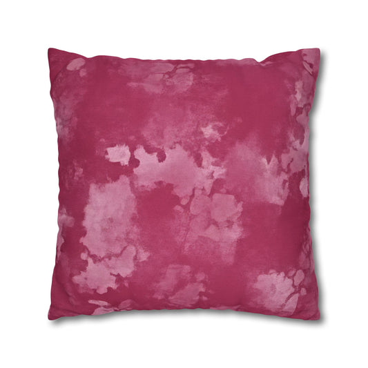 The Artisanal Flora Gallery Green Watercolor Stripe Square Pillowcase — Modern Boho Decorative Throw Pillow Cover - Creations by Chris and Carlos