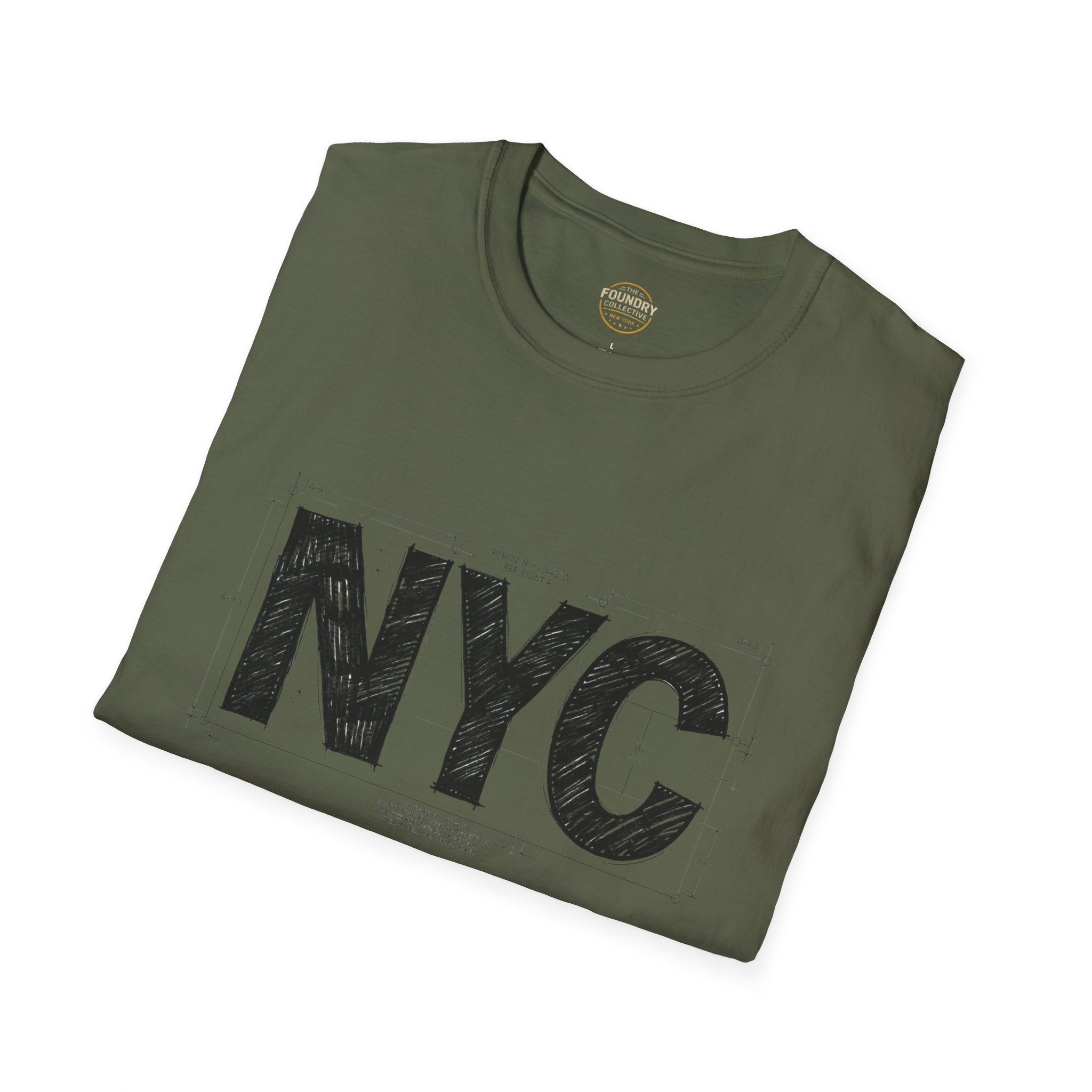 The Foundry Collective NYC Distressed Graphic T-Shirt — Vintage New York City Tee - Creations by Chris and Carlos