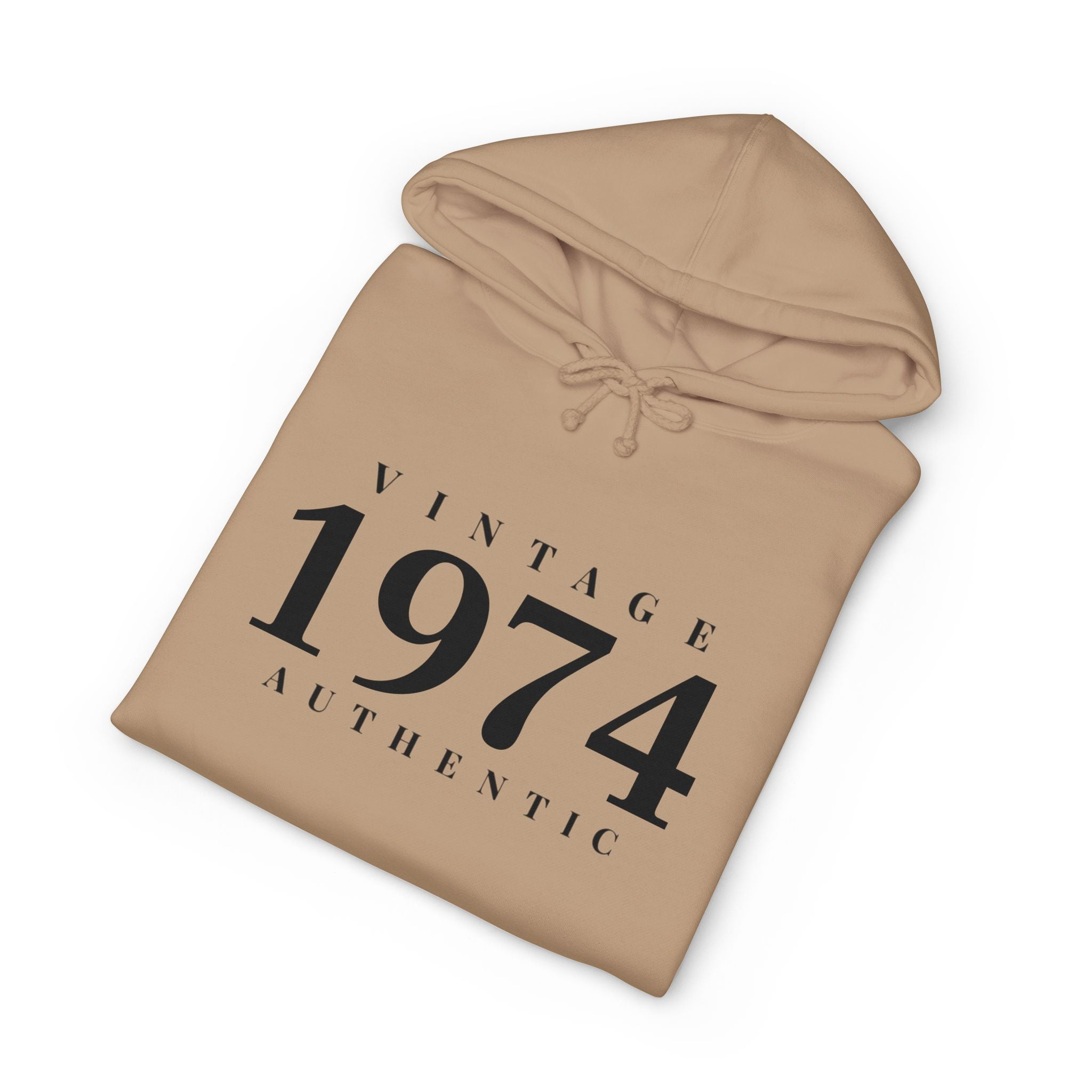 1974 Vintage Hoodie Authentic 1974 Birthday Pullover- Personalize - Creations by Chris and Carlos