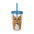 Sipping Kitty- Sunsplash Tumbler with Straw, 16oz