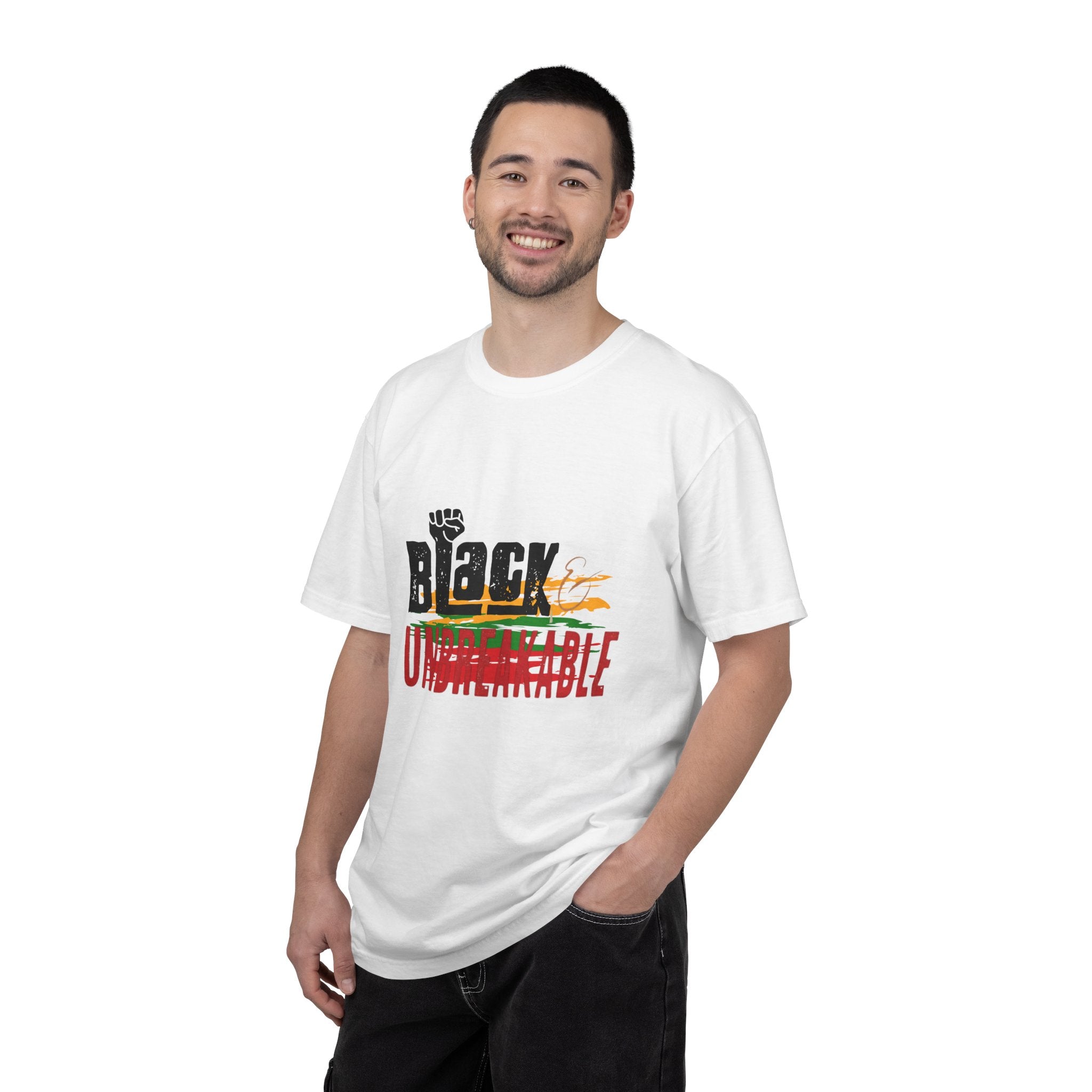 Black History Month- is Unbreakable T-Shirt Pan-African Power Graphic Tee - Creations by Chris and Carlos