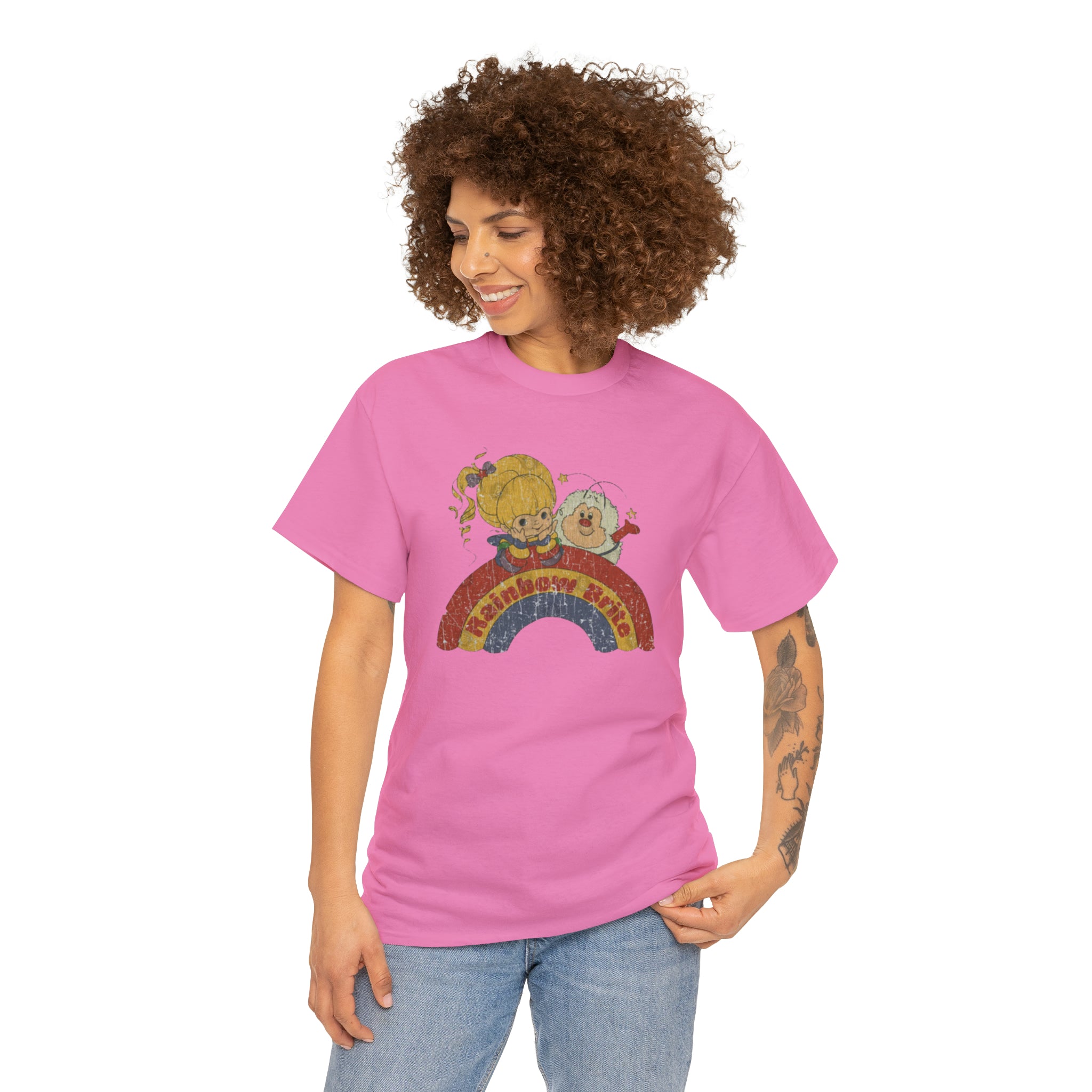 Rainbow Bright- Unisex Heavy Cotton T-Shirt - Creations by Chris and Carlos