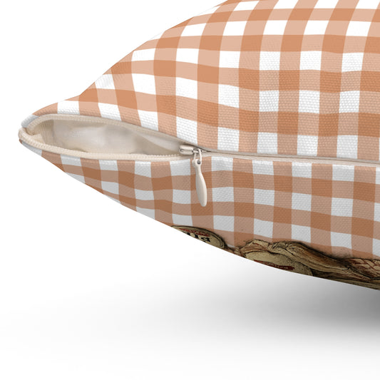 Old Soul Harvest™ Heirloom Plaid Throw Pillow - Throw Pillow from Old Soul Harvest Campfire Circle
