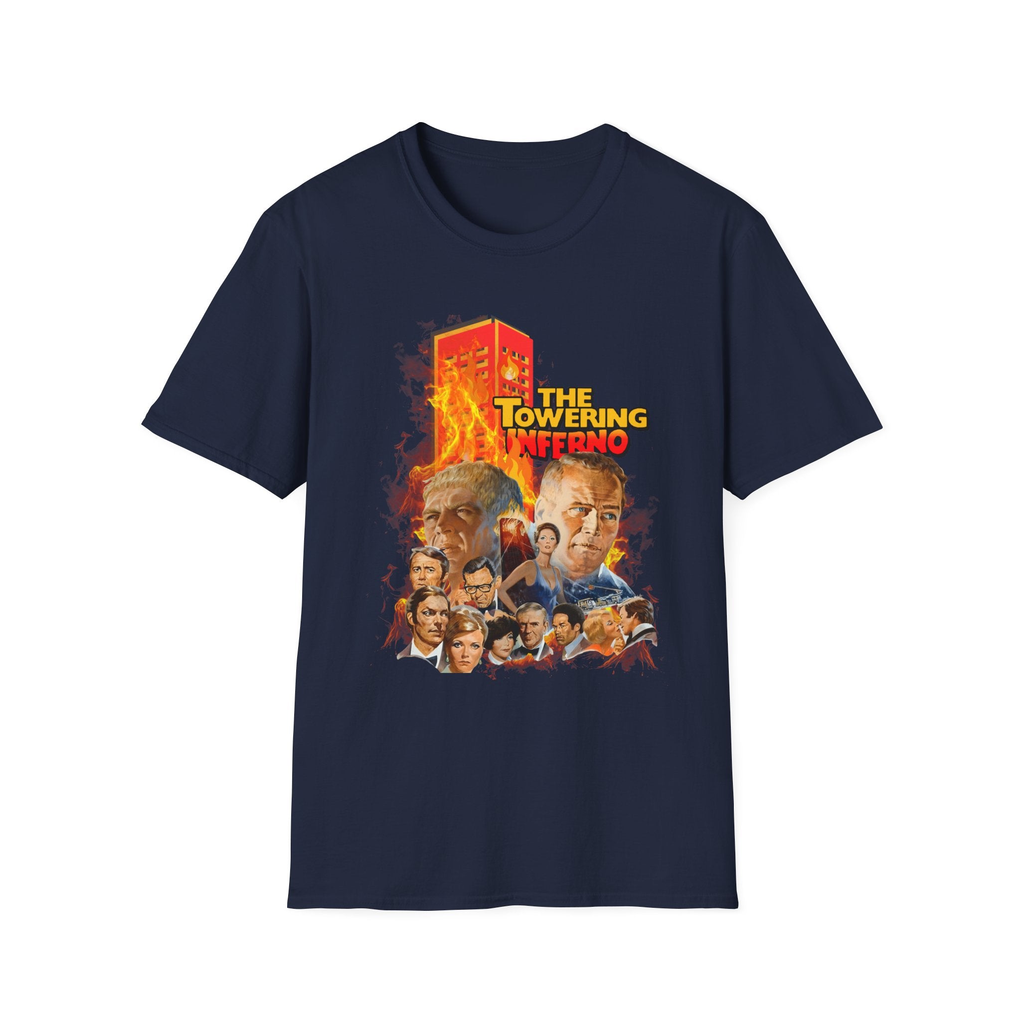 T-Shirt - The Towering Inferno Vintage Movie Poster Tee - Creations by Chris and Carlos