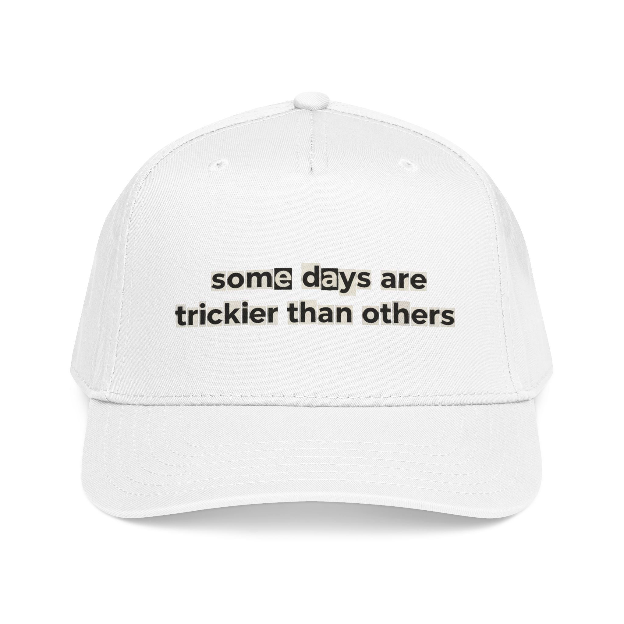 Baseball Cap — "Some Days Are Trickier Than Others" Patch - Creations by Chris and Carlos