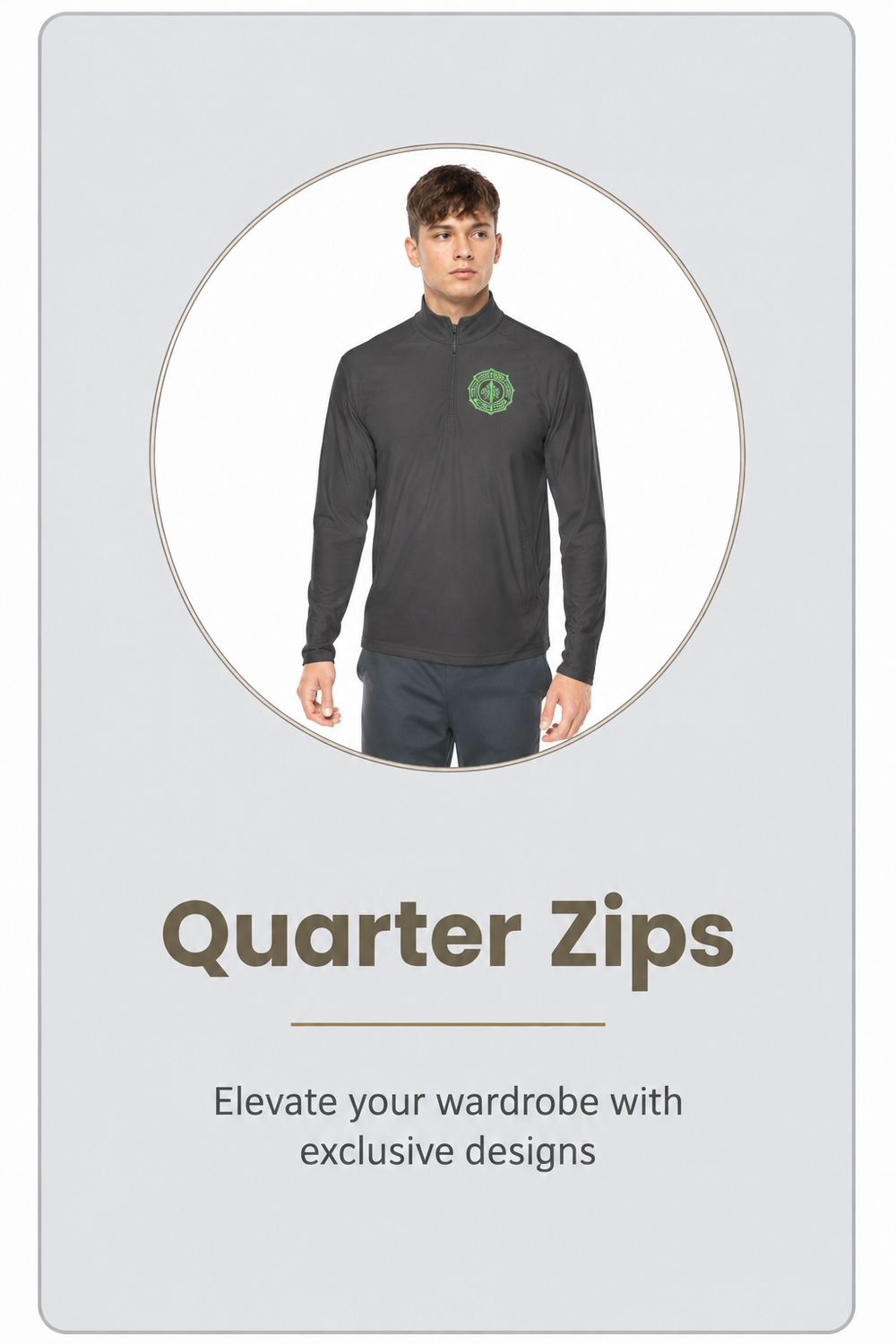 Quarter Zip Hoodies