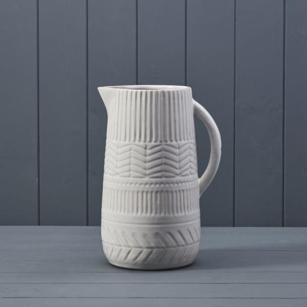 Linen Market Pitcher