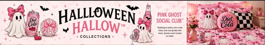 Discover the Pink Ghost Social Club Halloween collection