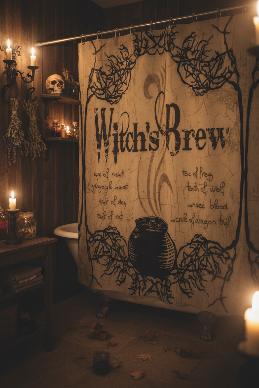 Witch's Brew - Rustic Witchy Bathroom